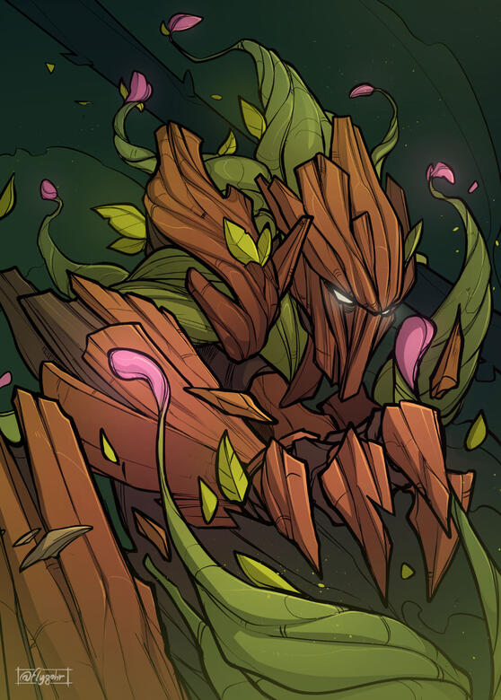 Treefolk illustration Treefolk illustration
