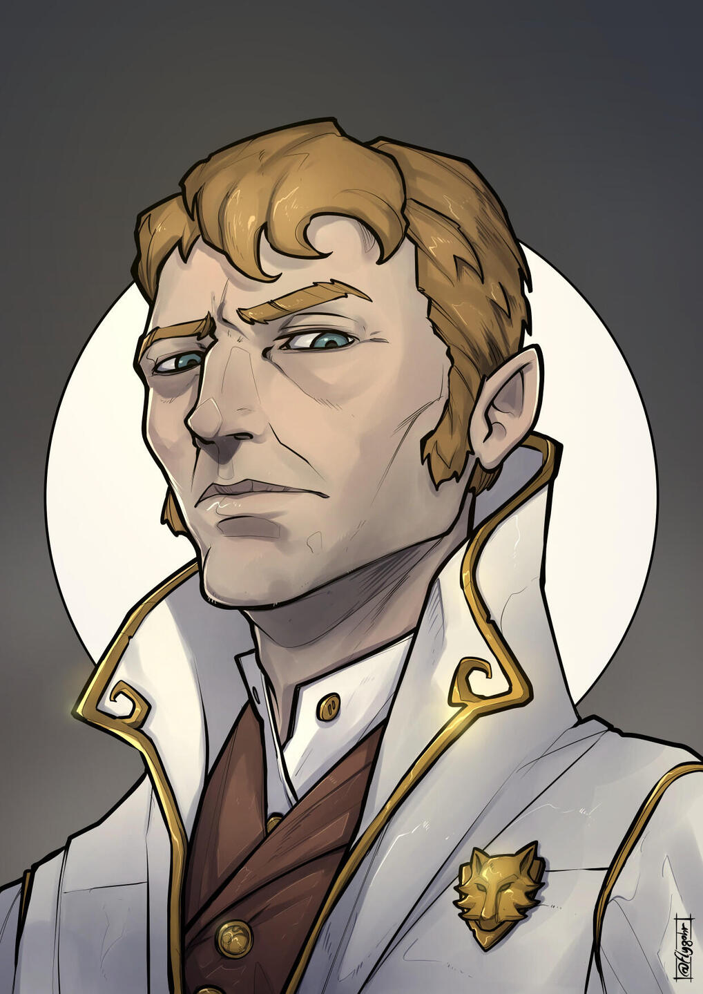 Wilhelm Starkhater, town chief portrait