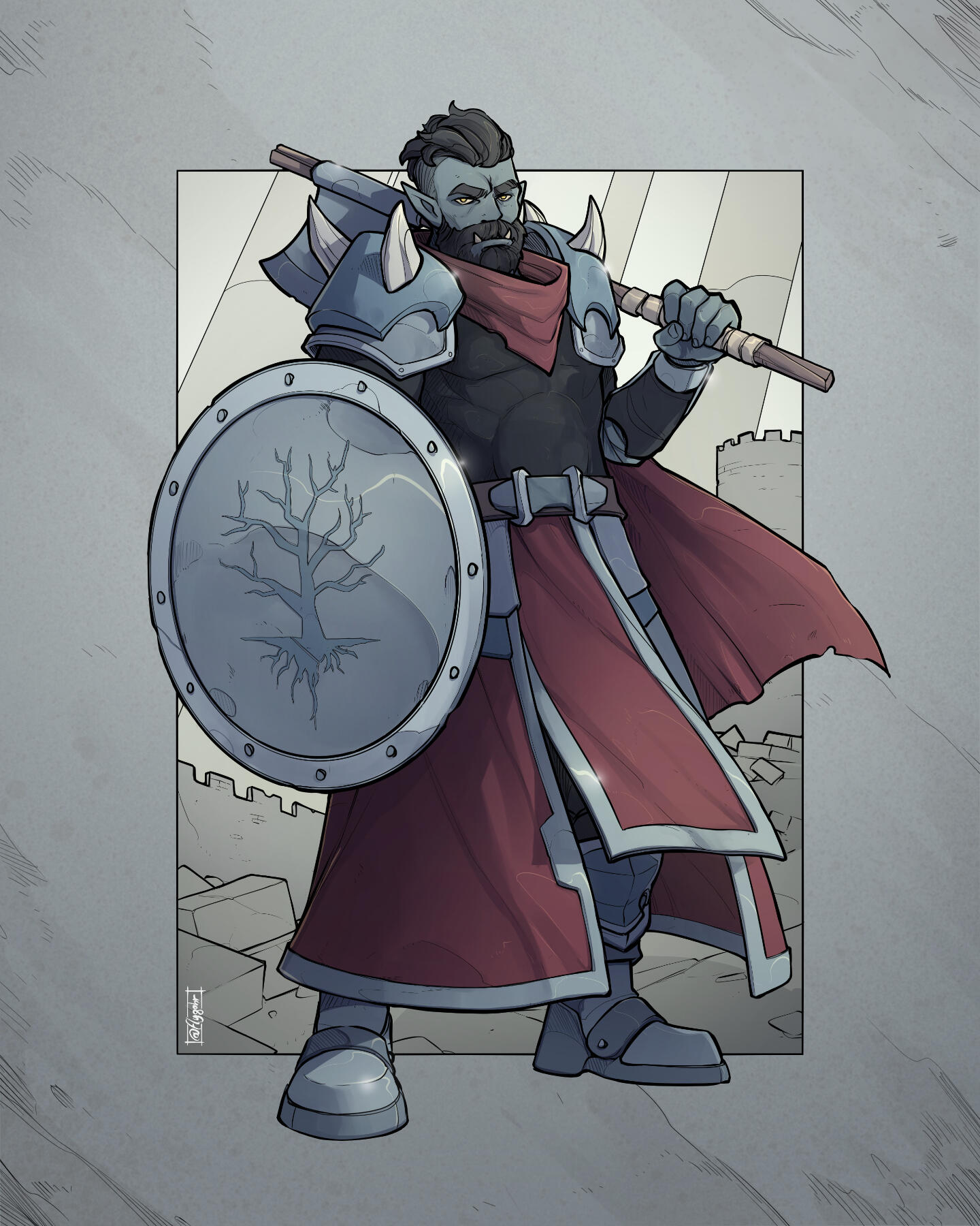 Half Orc Paladin