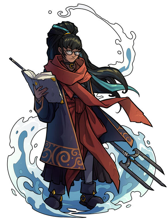 Asani, Hydromancer (human form)