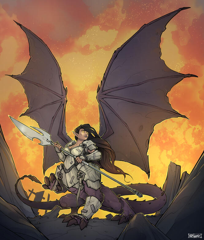 Winged Dracotaur Winged Dracotaur